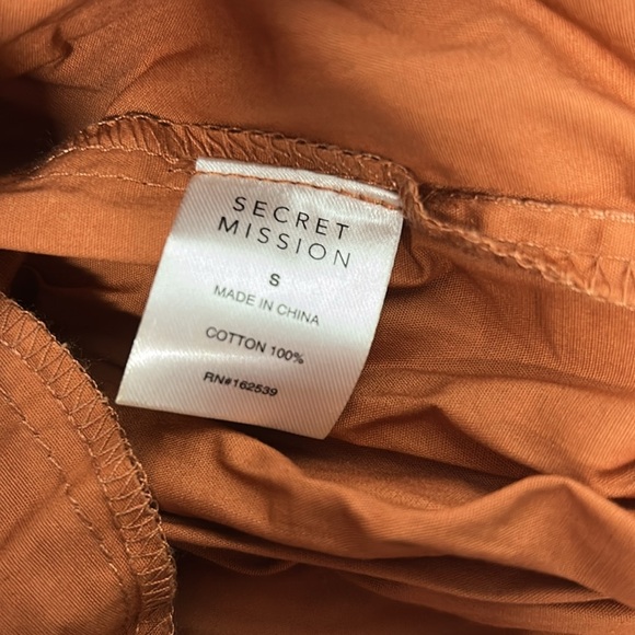 Secret mission, Valencia Bartolina dress  small, burnt orange knee length dress - Picture 14 of 14